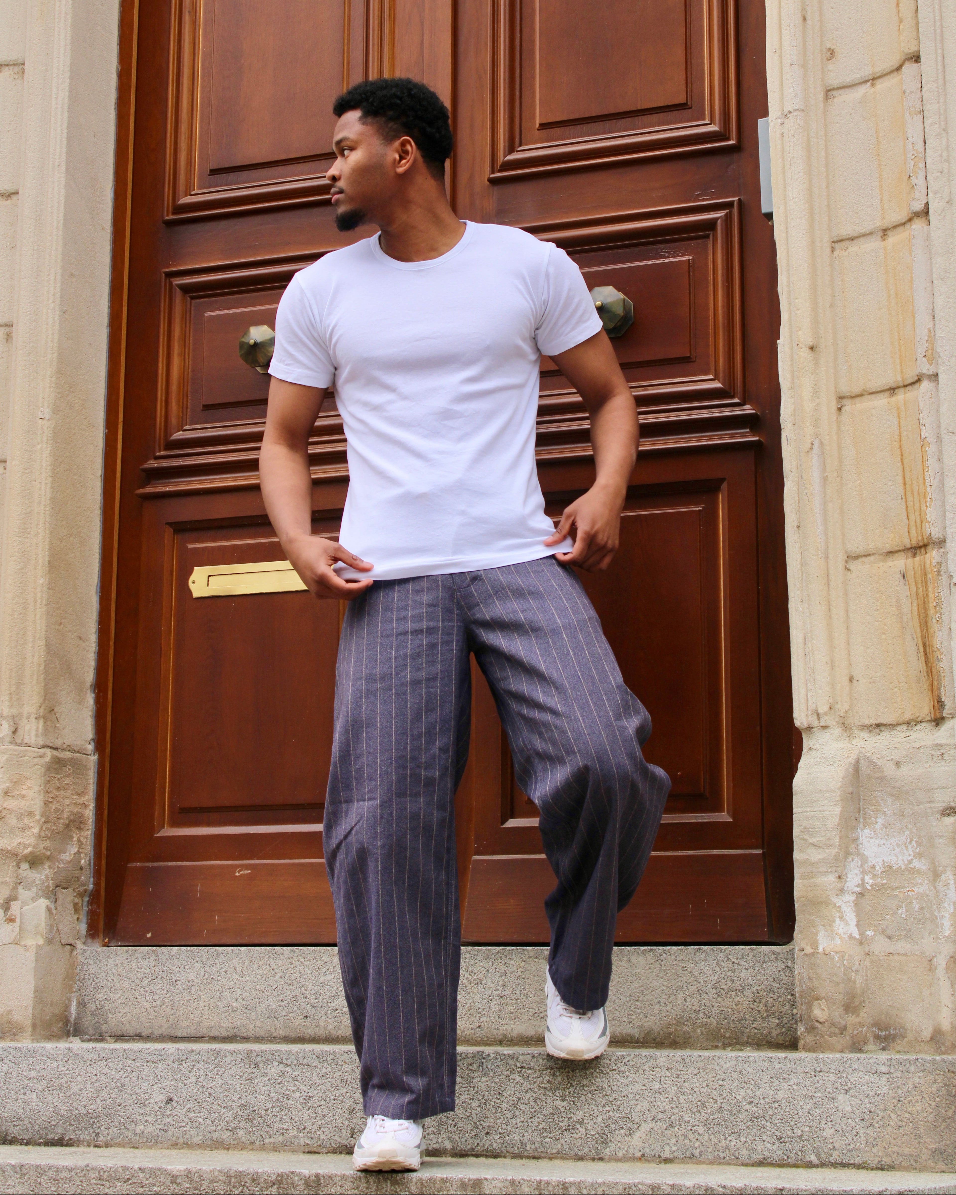 Pantalon Rayé