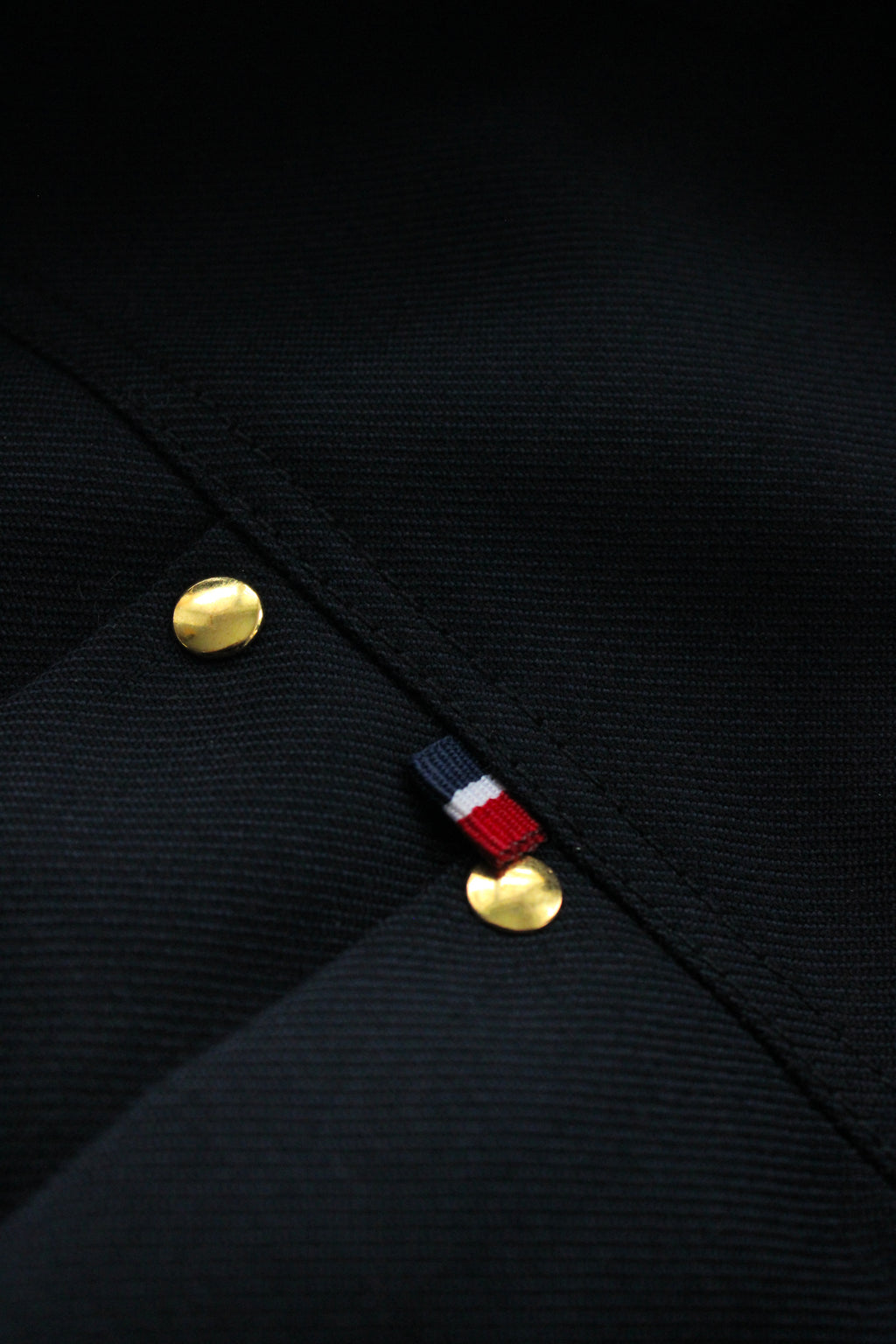Veste plissée noire
