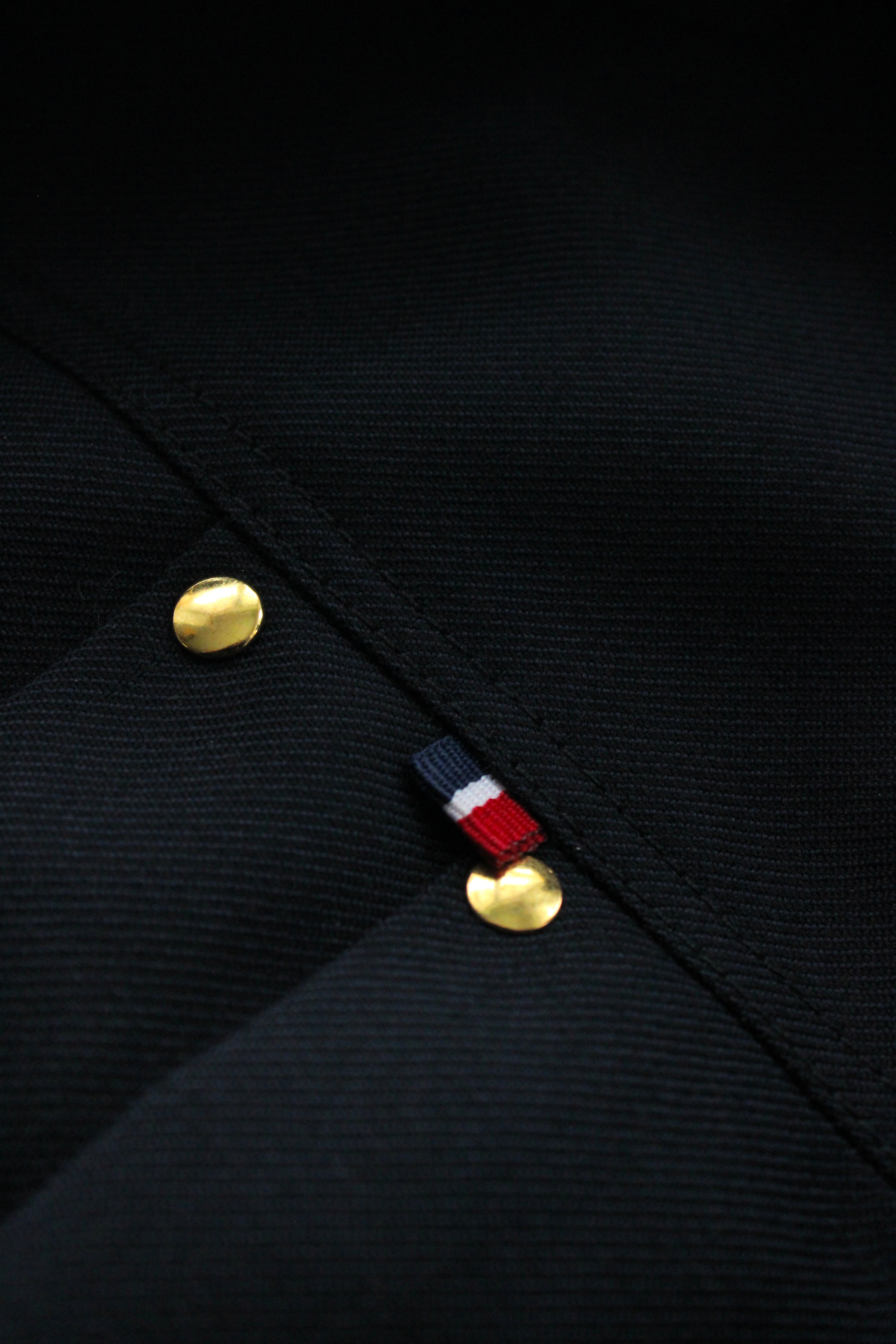 Veste plissée noire