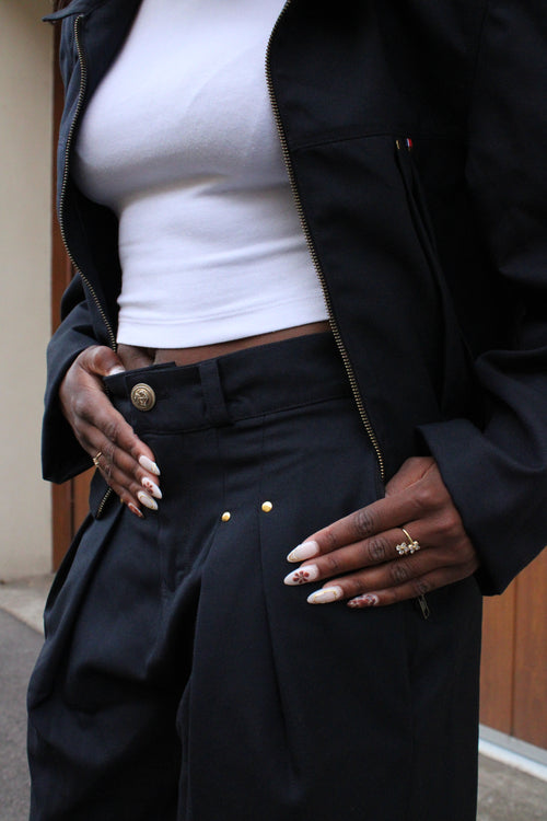 Pantalon à pinces